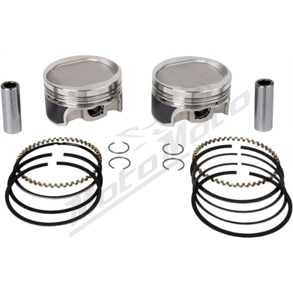 WISECO Tracker Series Piston Kit Harley Davidson 883cc 86-19 Ø88.78