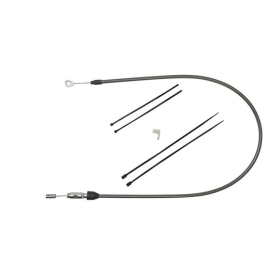 MAGNUM SHIELDING Karbon Fiber Quick Connect Upper Clutch Cable Harley Davidson FLFB / FLDE / FLFBS / FLSB / FXBBS / FXLR 1750/1977 18-24 114.5cm