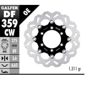 GALFER Rear brake disc Suzuki GSX R 1000 2016