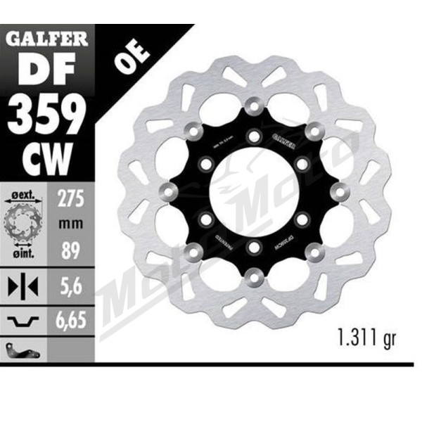 GALFER Rear brake disc Suzuki GSX R 1000 2016