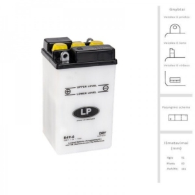 LANDPORT Battery 10 Ah 6V B49-6