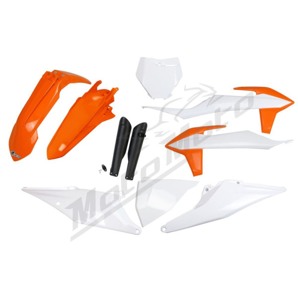 UFO White/Orange Body Kit KTM SX / SX-F 125-450cc 19-22
