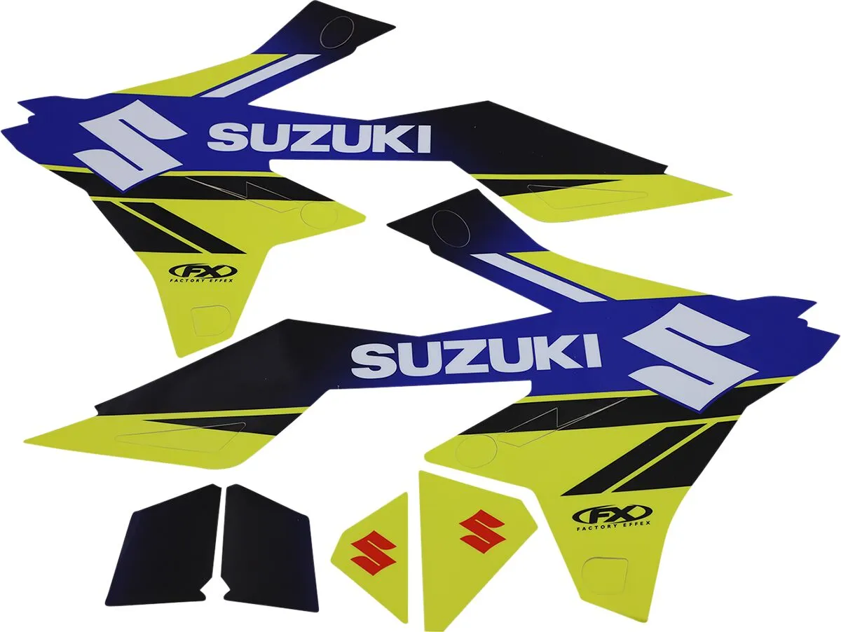 FACTORY EFFEX EVO Series Graphic Kit Suzuki RM-Z 250-450cc 18->