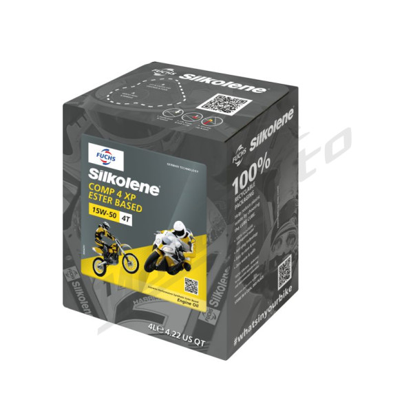 Silkolene Comp 4 Synthetic Oil 15w50 XP 4T-4l