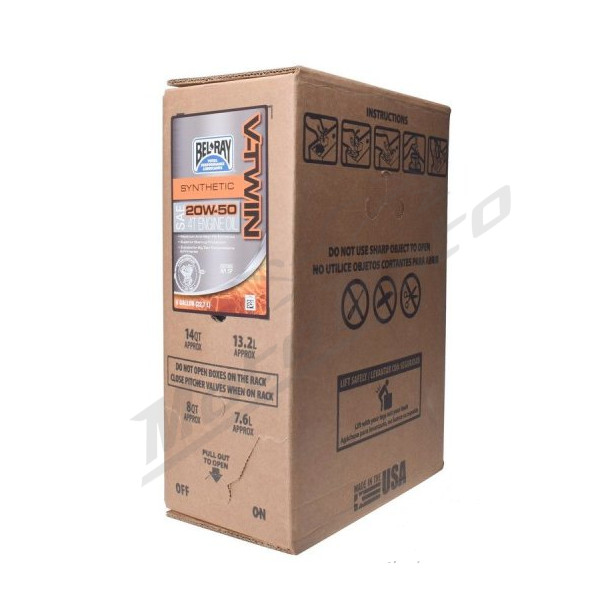 BEL-RAY V-TWIN SYNTHETIC ENGINE OIL 4T 20W-50 22,7L