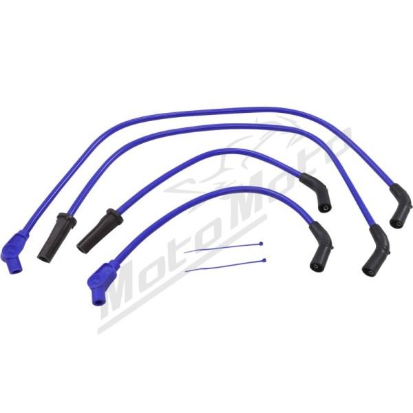 SUMAX 409 Pro Race Custom-Fit Spark Plug Wire Kit Harley Davidson FLHC / FLHCS / FLHR / FLHRC / FLHRXS / FLHTCU / FLHTK / FLHX / FLTRX / FLTRXSE 1750-1923 17-24