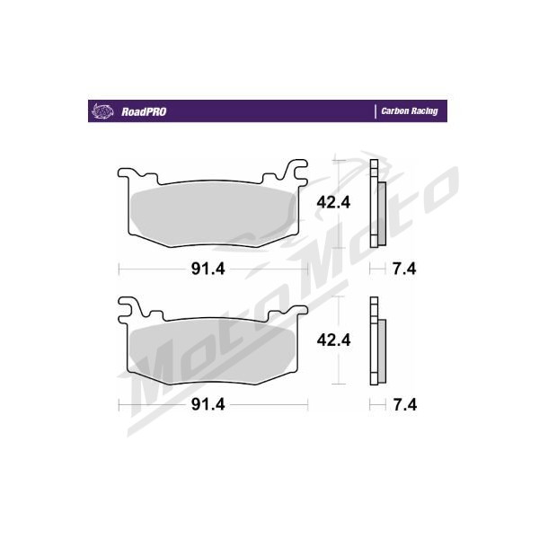MOTO-MASTER Carbon Racing Front Brake Pads Ducati Panigale 1100 2025