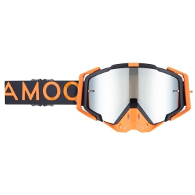 AMOQ Aster Motocross / Snow Goggles Black / Orange (Mirrored Lens)