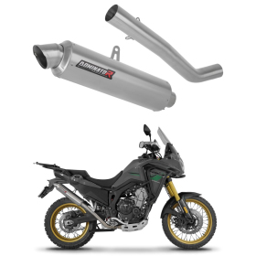 Dominator Exhaust Silencer Muffler GPF + dB killer Rieju Aventura 500 2023-2026