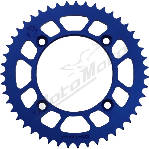 MOOSE OFFROAD HARD-PARTS Rear Aluminum Sprocket 47T Suzuki / Yamaha 80-85cc 82-19