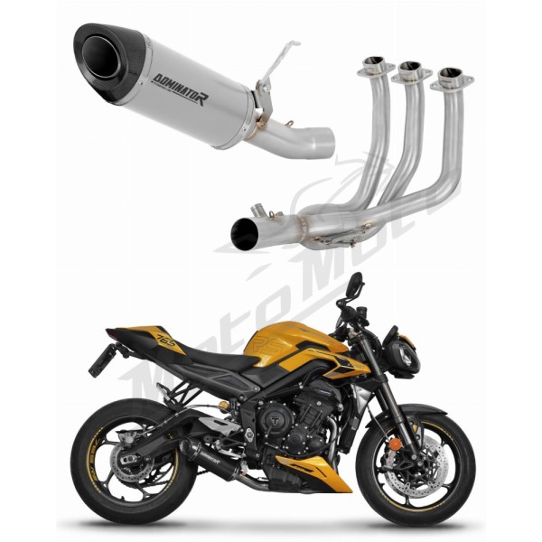 Triumph Street Triple 765 RS 2024-2025 Dominator Full Exhaust System Titanium HP8 + dB killer