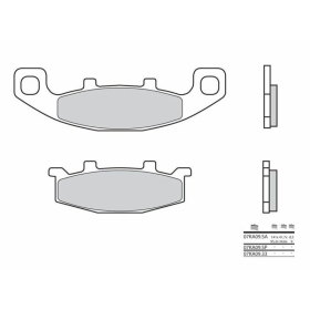 BREMBO Street Carbon Ceramic Brake pads front KAWASAKI / SUZUKI 50-1000cc 1985-1999