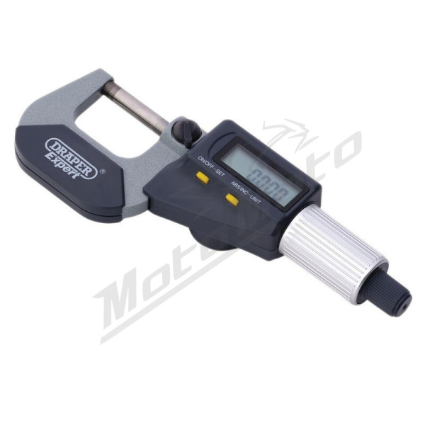DRAPER Expert Digital External Micrometer - 0-25mm