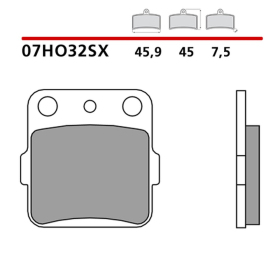 Brembo Brake pads Arctic Cat / Honda / Suzuki 125-420cc 83-24