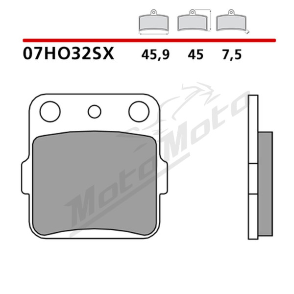 Brembo Brake pads Arctic Cat / Honda / Suzuki 125-420cc 83-24