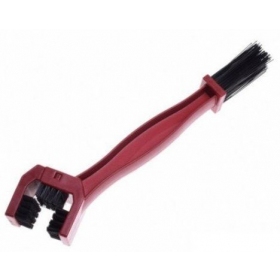 Chain cleaning brush red