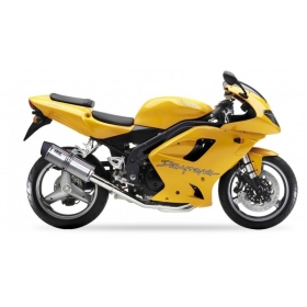 IXIL Hexoval Xtrem Silencer Stainless Steel / Aluminium Black - Triumph T955 I Speed Triple 1999-2001OT4081VSE