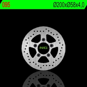 NG BRAKES 095 galinis fiksuotas stabdžių diskas KYMCO BET & WIN / GRAND DINK / YUP 125-250 00-13 