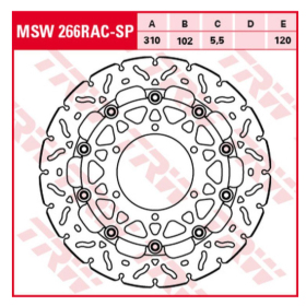 TRW Front Brake Disc Suzuki GSX-R 600-1000cc 07-16