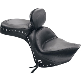MUSTANG Wide Touring Seat with Driver Backrest Kawasaki VN 900 2006–2017