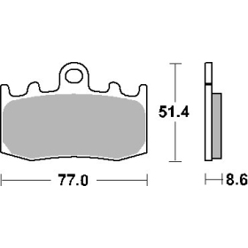 Sbs front brake pads kh335 BMW HP2 / K / KS / R / RS 900-1300 01-16
