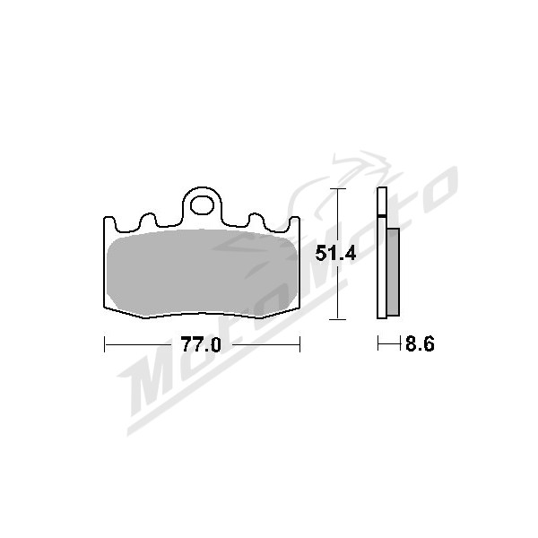 Sbs front brake pads kh335 BMW HP2 / K / KS / R / RS 900-1300 01-16
