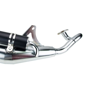 TECNIGAS Q-TRE išmetimo sistema Chrome PEUGEOT VIVACITY/ STREETZONE/ SPEEDFIGHT3/ LUXID/ KISBEE/ JET FORCE/ CITYSTAR 50