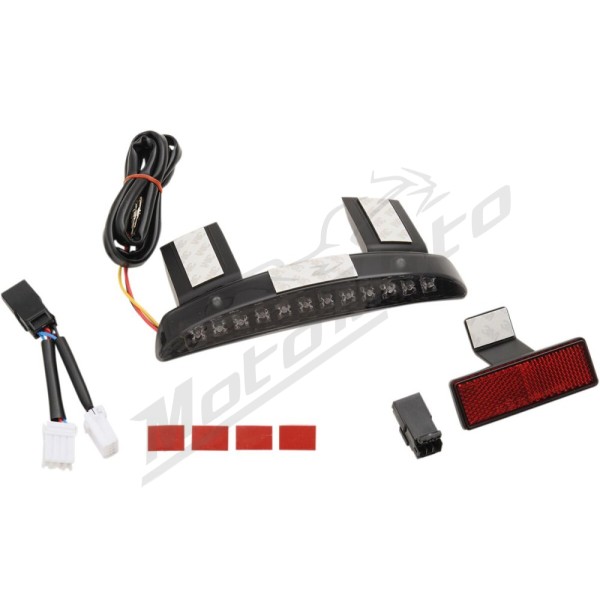 DRAG SPECIALTIES LED galinio žibinto kompl. Harley Davidson XL 883-1200cc 14-22