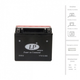 LANDPORT Accumulator base 10 Ah 180A EN 12V LTX12-BS