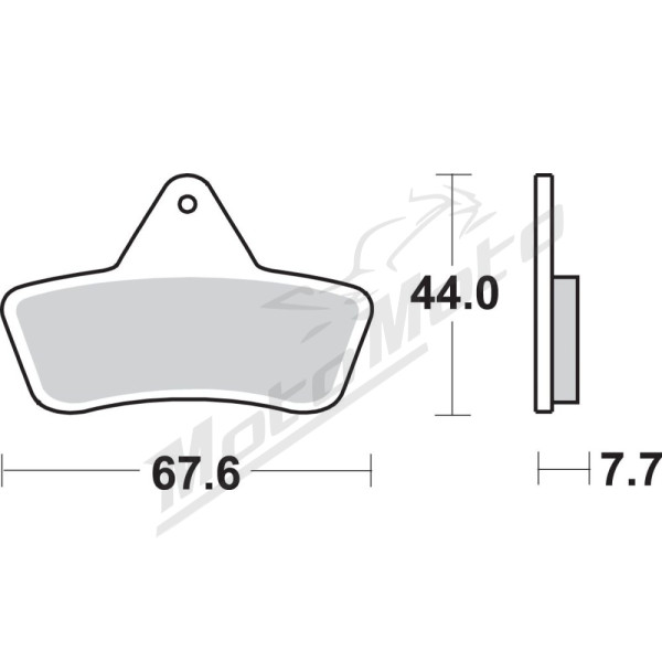 SBS ATS All-Terrain Sintered Brake Pads Arctic Cat 250 / 300 / 375 / 400 / 500 / Bearcat 250-500cc 96-08