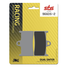 SBS DS Racing Dual Sintered Brake Pads Yamaha YZF-R6 600 17->