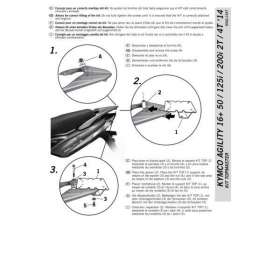 Top case holder KEEWAY AGILITY 50-200cc 2014-2022