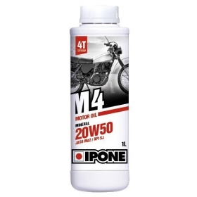 IPONE M4 20W50 Mineral OIL 4T 1L