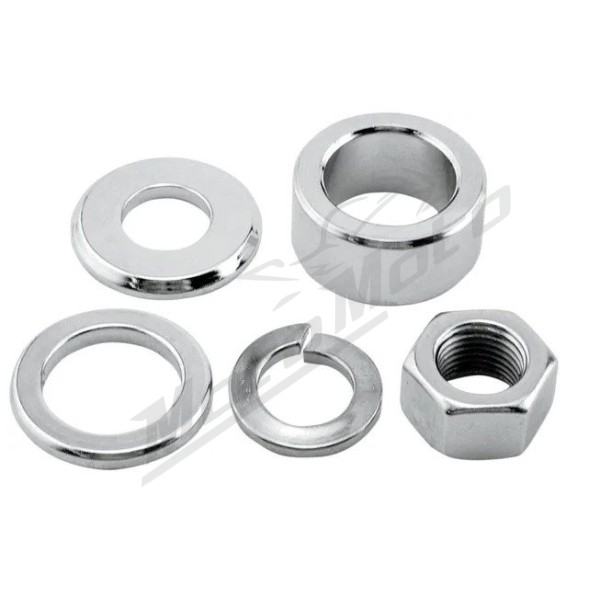 COLONY Axle Spacer/Nut Kit Harley Davidson FXD / FXDL / XL /XLH 883/1450 00-07