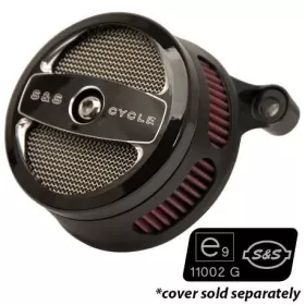 S&S CYCLE EU-Approved Stealth Air Cleaner Kit Harley Davidson XL 883-1200cc 07-22