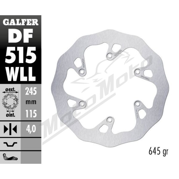 GALFER Wave® Brake Rotor Fantic / Yamaha 125-450cc 16->