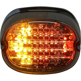 CUSTOM DYNAMICS Low Profile LED Taillight with Integrated Auxiliary Turn Signals Harley Davidson FLD / FLH 1450-1977cc 99-24