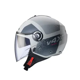 Open Jet Helmet Caberg Riviera V4X Alpha Sand/Gray Matte