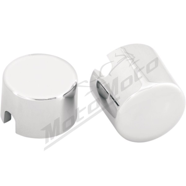 DRAG SPECIALTIES Axle Caps Harley Davidson FLST / FLSTC / FLSTCI / FLSTF 1450-1800cc 00-07