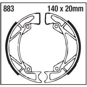 EBC Standard Brake Shoes GILERA BULLIT 50 90-94