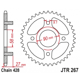 Rear sprocket JTR267