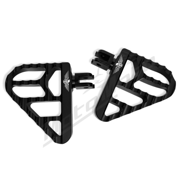 HEINZ BIKES Mini-FloorBoard Rear Footpeg Harley Davidson FLDE / FLSL / FXBB / FXST / FXLRS 1750/1923 18-25 