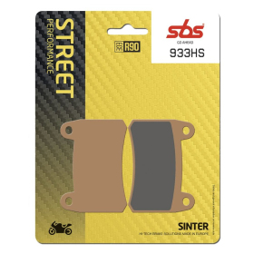 SBS HS Street Excel 933HS Sintered Front Brake Pads Benelli BN / Leoncino / Tornado / TRK 250-302cc 15-23