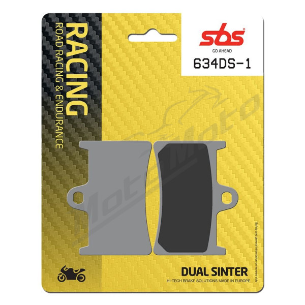 SBS DS Racing 634DS-1 Dual Sintered Brake Pads KTM / Yamaha 250-1000cc 98->