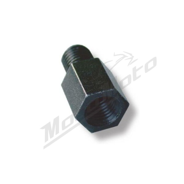 V PARTS Mirror Adapter Universal Male M8/125 (Right Thread)/Female M8/125 (Left Thread) - Black
