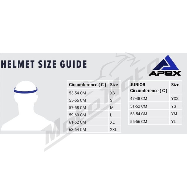 Helmet APEX FI200 Madrid White/Red