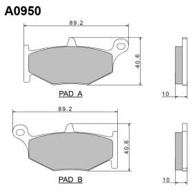 Nissin Brake Pads Suzuki B-King / GSR / GSX-R / GSX / V-Strom 400-1300cc 06-19