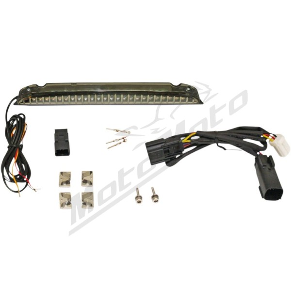 CUSTOM DYNAMICS Luggage Rack LED Light Bar Harley Davidson FLH / FLHR / FLHRXS 1690-1977cc 14-24
