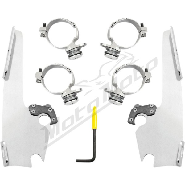 MEMPHIS SHADES HD Batwing Fairing Trigger-Lock Mounting Kit Harley Davidson FXLR 1750 18-20