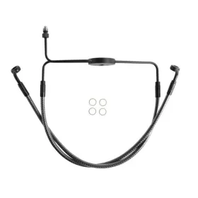 MAGNUM SHIELDING Karbon Fiber Lower Brake Line Harley Davidson FXDF / FXDFSE / FXDL 1584/1800 08-17
